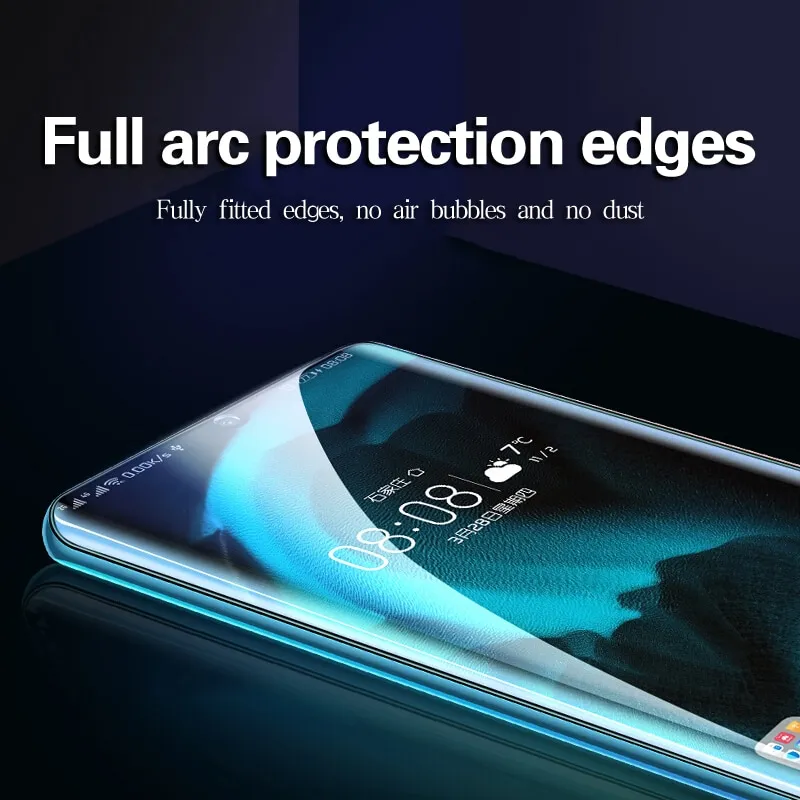 ⁦4 מגני מסך סיליקון לוואווי Huawei P20 P30 P40 Lite Pro P P30 Mate 20 30 40 Lite Pro⁩ – תמונה ⁦5⁩
