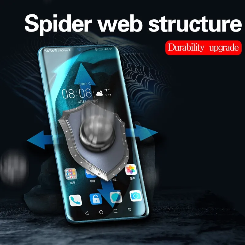 ⁦4 מגני מסך סיליקון לוואווי Huawei P20 P30 P40 Lite Pro P P30 Mate 20 30 40 Lite Pro⁩ – תמונה ⁦6⁩