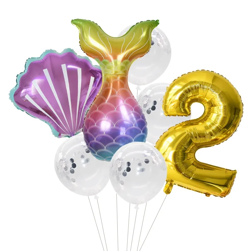 בלוני יומולדת בת הים הקסומה – תמונה 4