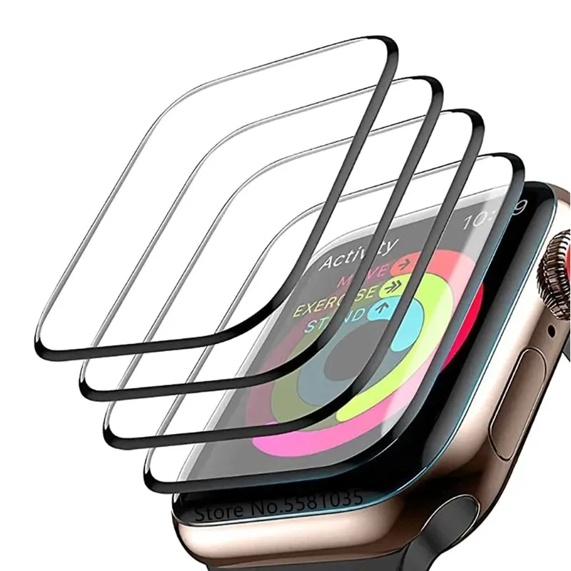 4 מגני מסך זכוכית לשעון אפל Apple Watch 40mm