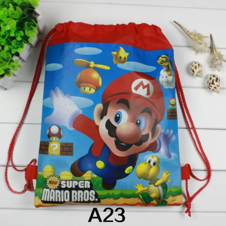 ⁦תיק שרוך לילדים סופר מריו Super Mario⁩ – תמונה ⁦4⁩