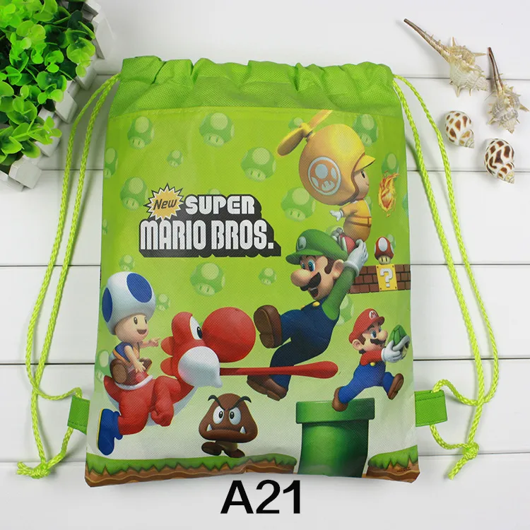 ⁦תיק שרוך לילדים סופר מריו Super Mario⁩ – תמונה ⁦5⁩
