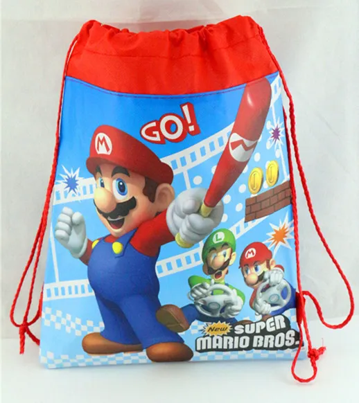 ⁦תיק שרוך לילדים סופר מריו Super Mario⁩ – תמונה ⁦2⁩