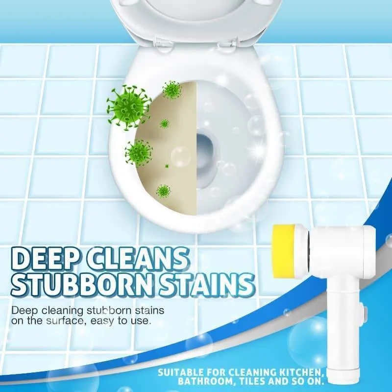 ⁦מברשת ניקוי חשמלית 5 ב-1⁩ – תמונה ⁦2⁩
