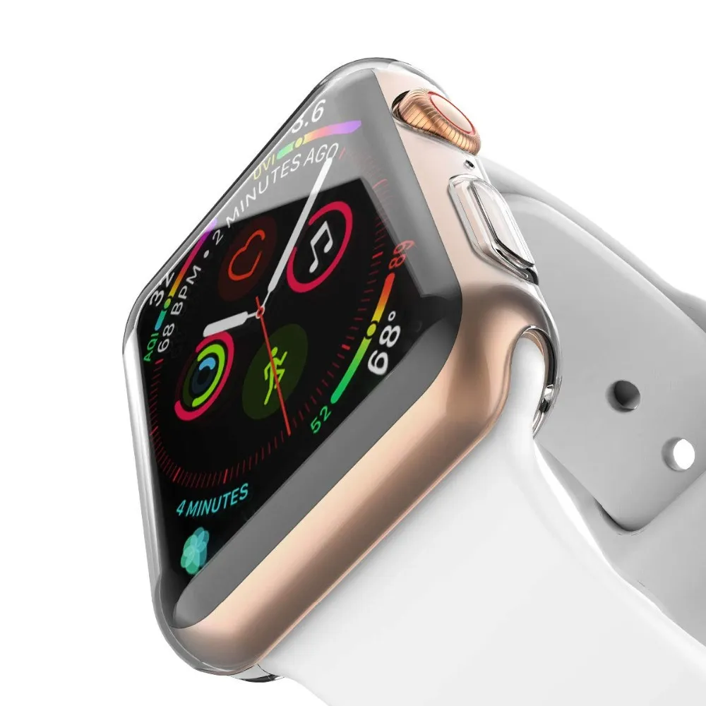 ⁦כיסוי TPU מלא לשעון חכם אפל ווטש Apple Watch 40mm⁩ – תמונה ⁦2⁩