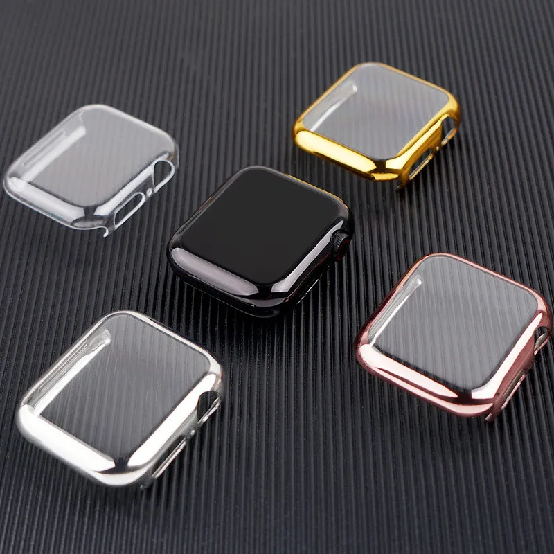 ⁦כיסוי TPU מלא לשעון חכם אפל ווטש Apple Watch 40mm⁩ – תמונה ⁦7⁩