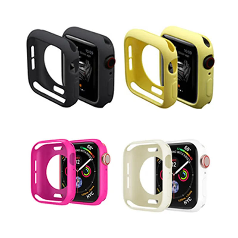 ⁦כיסוי היקפי מסיליקון עבור שעון חכם אפל ווטש Apple Watch 38mm⁩ – תמונה ⁦2⁩