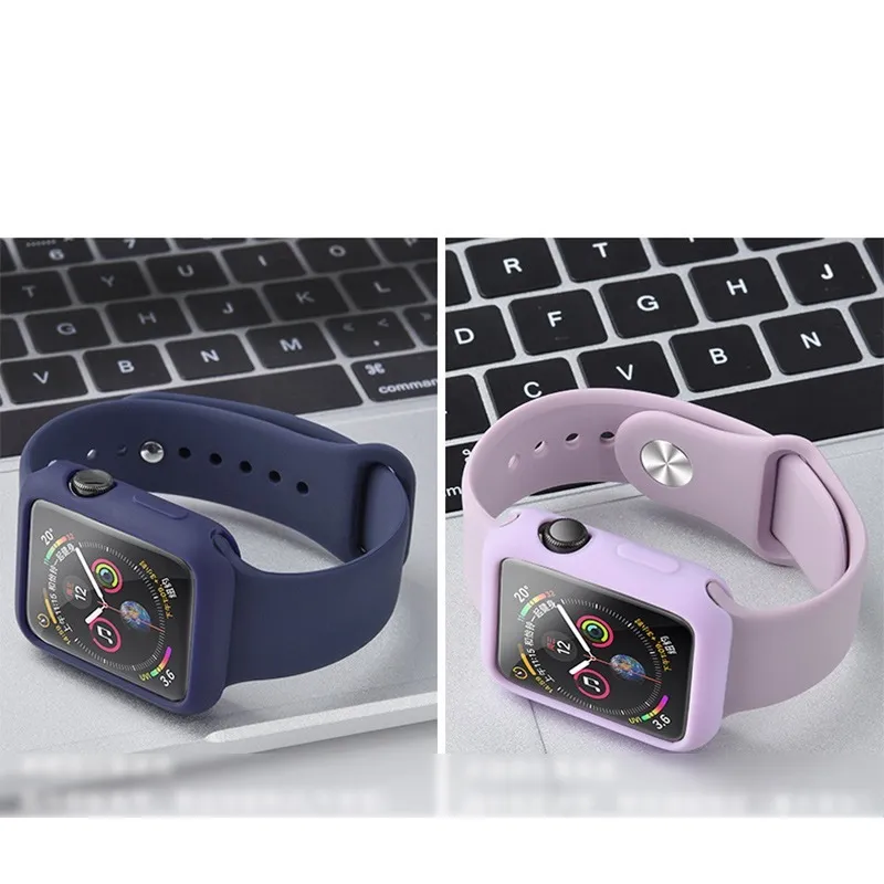 ⁦כיסוי היקפי מסיליקון עבור שעון חכם אפל ווטש Apple Watch 38mm⁩ – תמונה ⁦7⁩
