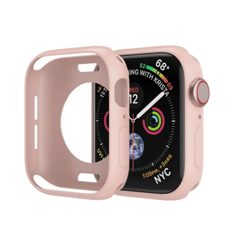 ⁦כיסוי היקפי מסיליקון עבור שעון חכם אפל ווטש Apple Watch 38mm⁩ – תמונה ⁦3⁩