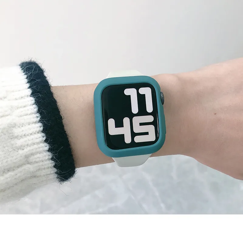 ⁦כיסוי היקפי מסיליקון עבור שעון חכם אפל ווטש Apple Watch 38mm⁩ – תמונה ⁦5⁩