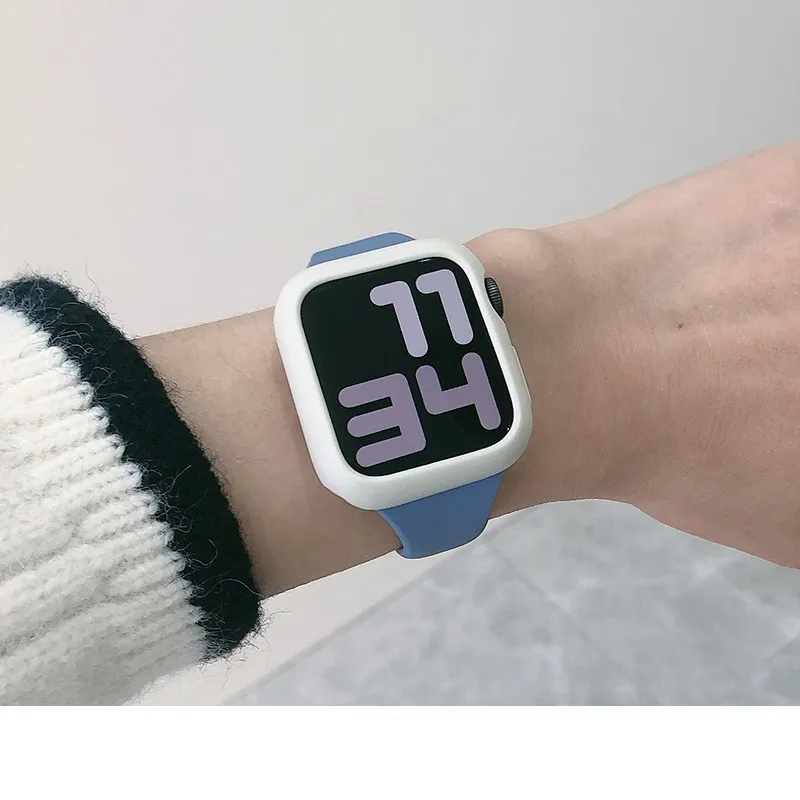 ⁦כיסוי היקפי מסיליקון עבור שעון חכם אפל ווטש Apple Watch 38mm⁩ – תמונה ⁦6⁩
