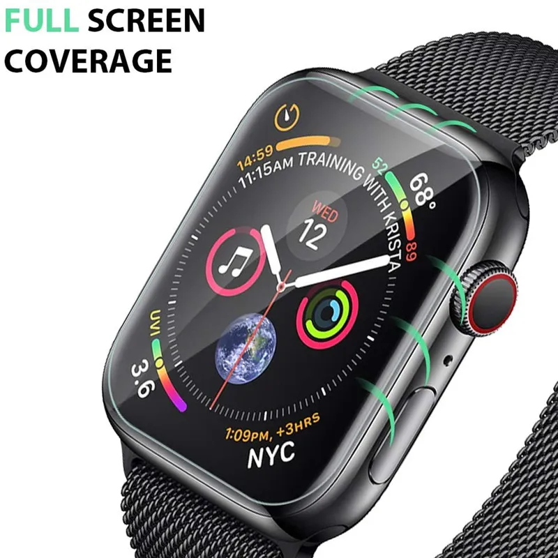 3 מגני מסך סיליקון לשעון אפל Apple Watch 41mm – תמונה 2