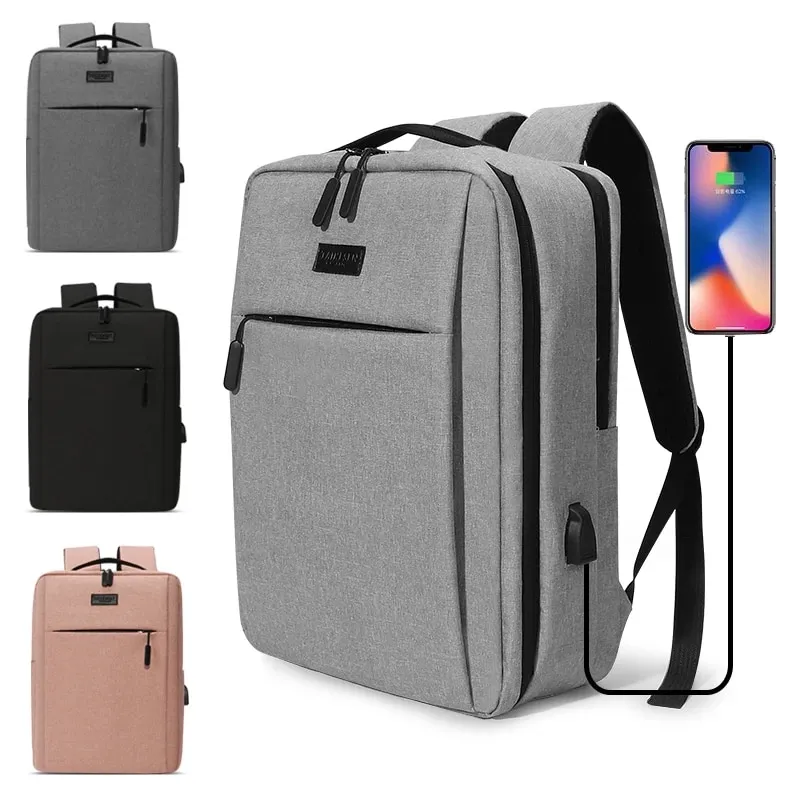 תיק גב למחשב נייד עם חיבור USB לטעינת מכשירים!