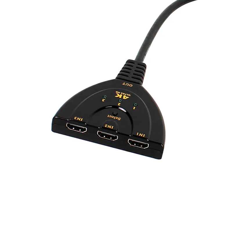 ⁦בורר/מפצל HDMI שלוש כניסות באיכות 4K!⁩ – תמונה ⁦5⁩