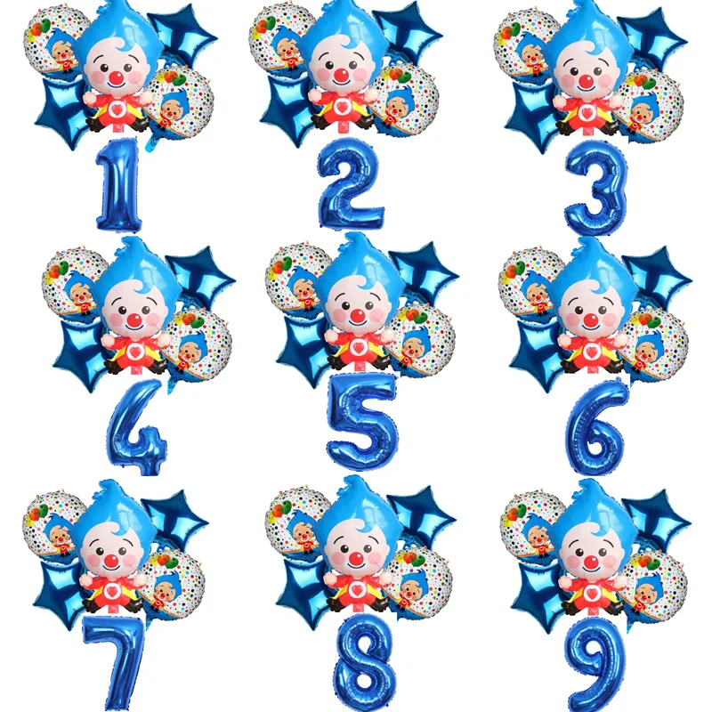 6 יח’ בלוני ליצן צבעוני ליום הולדת!