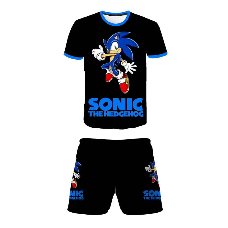 ⁦חליפה קצרה עם הדפסים של סוניק Sonic!⁩ – תמונה ⁦2⁩