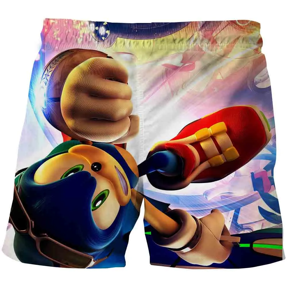 ⁦מכנסיים קצרים בהדפסים של סוניק 2 Sonic!⁩ – תמונה ⁦3⁩