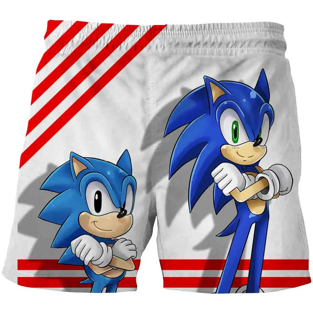 ⁦מכנסיים קצרים בהדפסים של סוניק Sonic!⁩ – תמונה ⁦2⁩