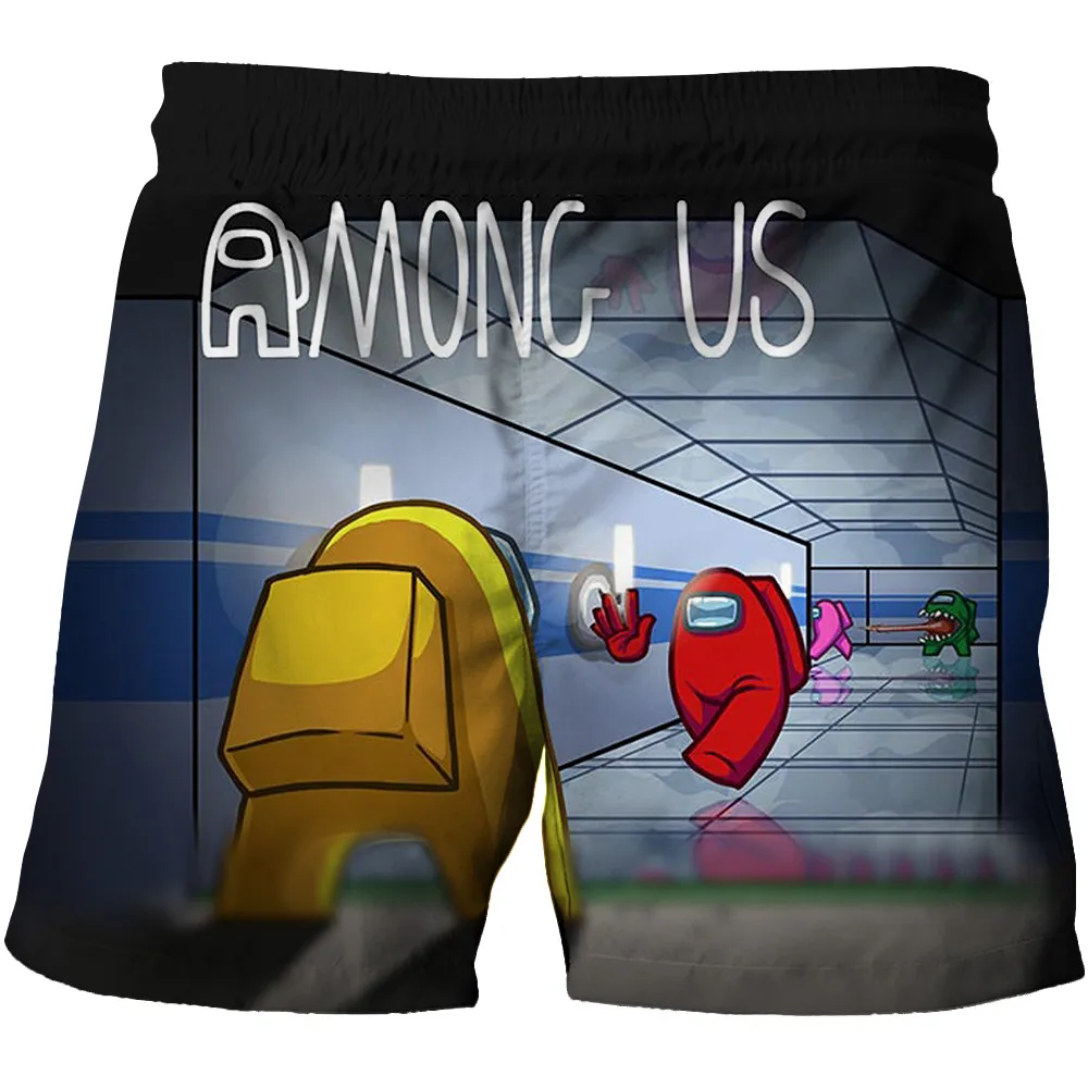 מכנסיים קצרים בהדפסים של אמונג אס Among Us! – תמונה 4