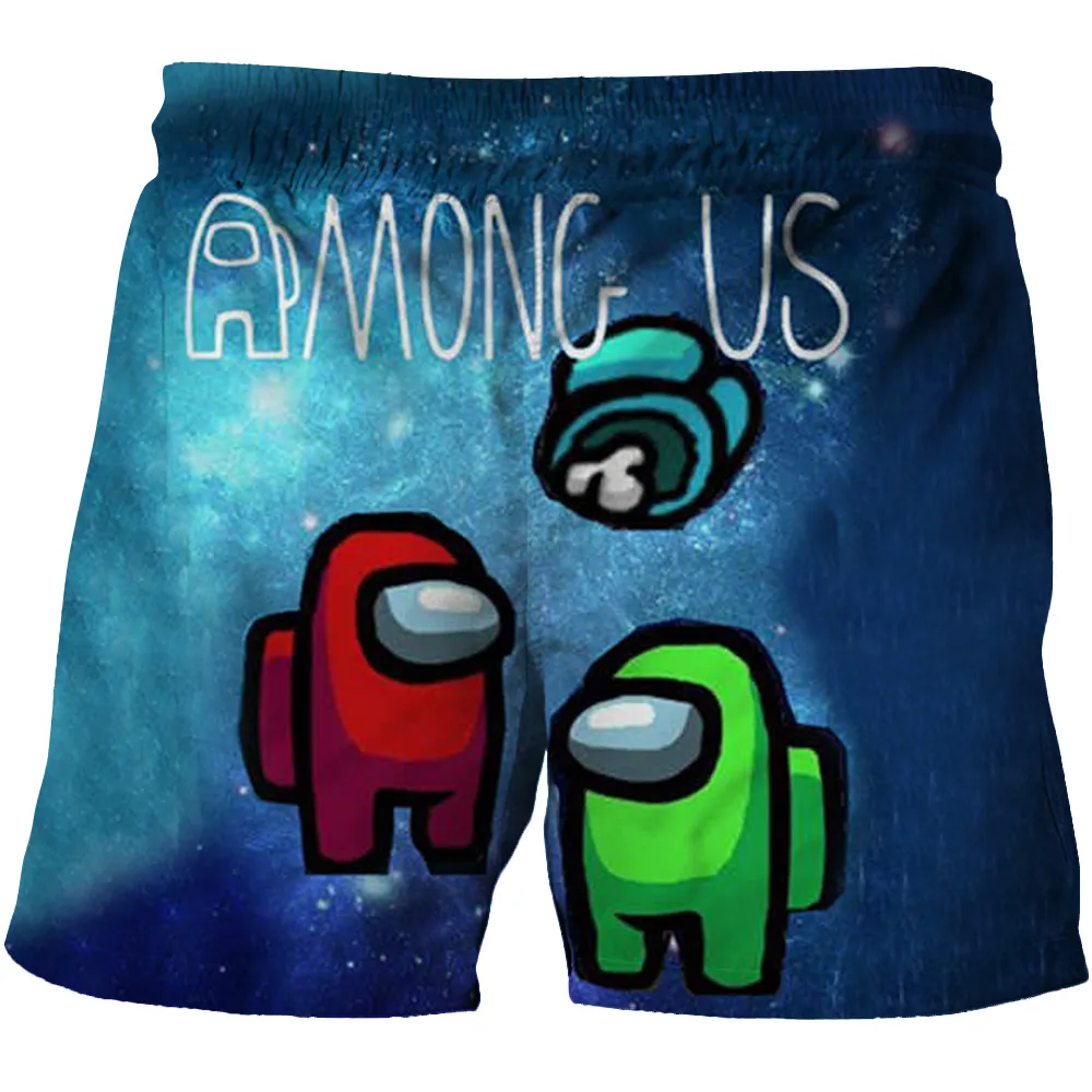 מכנסיים קצרים בהדפסים של אמונג אס Among Us! – תמונה 3