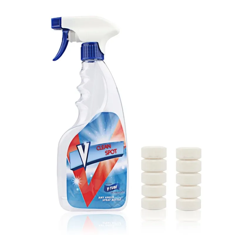VClean Spot – תרסיס + טבליות לניקוי יסודי רב תכליתי!