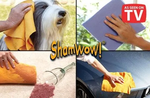 SHAM WOW - מטלית הפלא המקורית- 8 מטליות בערכה!
