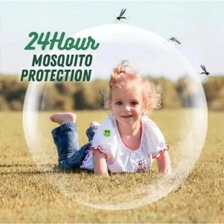 מדבקות נגד יתושים בעיצוב סמיילי שילדים אוהבים!