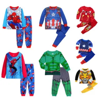 פיג’מות בעיצובים שונים של גיבורי העל של MARVEL!