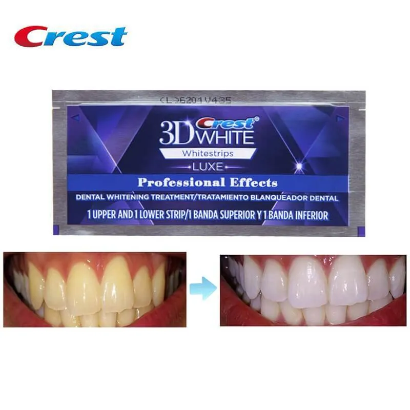 ⁦קרסט ערכה להלבנת שיניים 40 פסים! Crest Professional Effects⁩ – תמונה ⁦6⁩