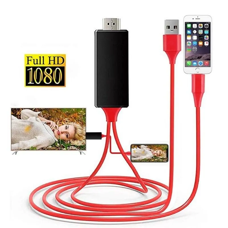 כבל MHL לאייפון IPHONE – חיבור הסמארטפון לטלוויזיה באיכות HDMI – תמונה 3