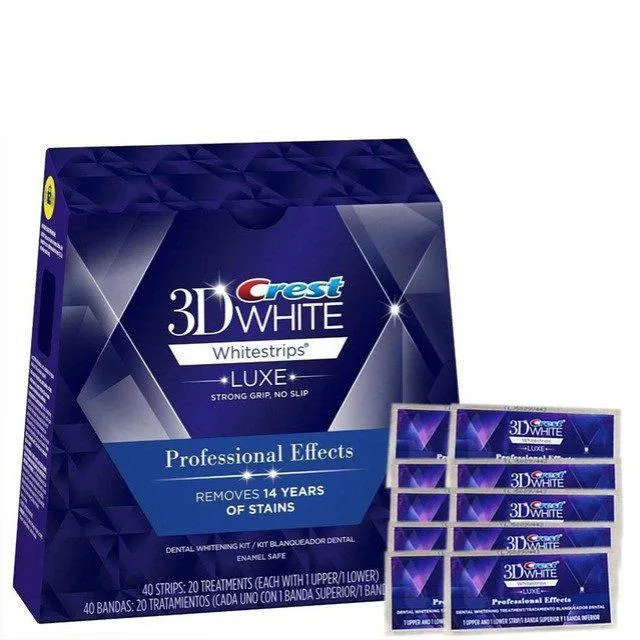 קרסט ערכה להלבנת שיניים 40 פסים! Crest Professional Effects