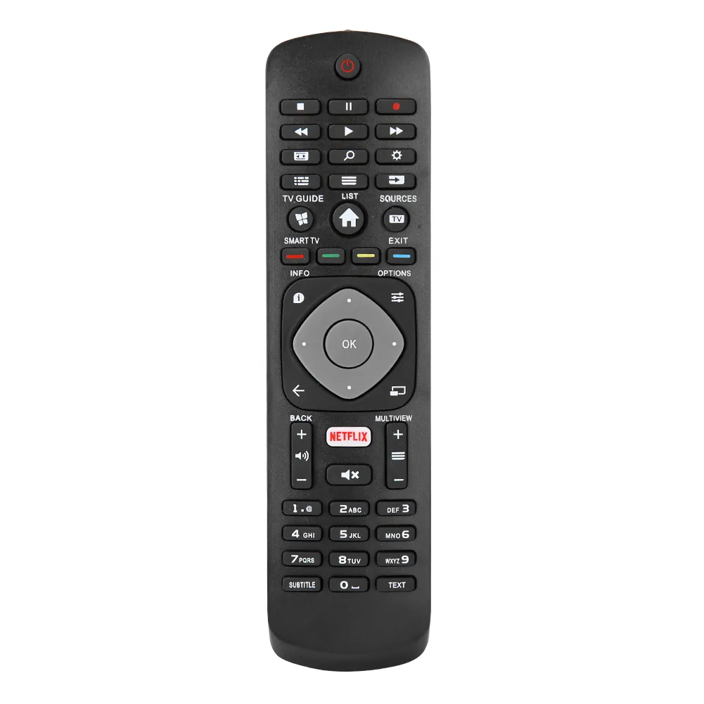 שלט אוניברסלי תואם לטלוויזיה חכמה פיליפס PHILIPS Smart TV PH4 NETFLIX