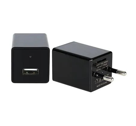 מצלמה נסתרת במטען קיר אלחוטית WIFI באיכות FULL HD 1080P כוללת אפליקציה מותאמת