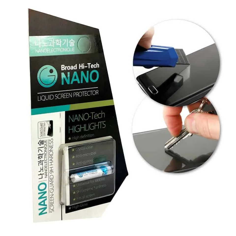 מגן מסך נאנו NANO – הנוזל העוצמתי והמתקדם שמגן על המסך שלכם!