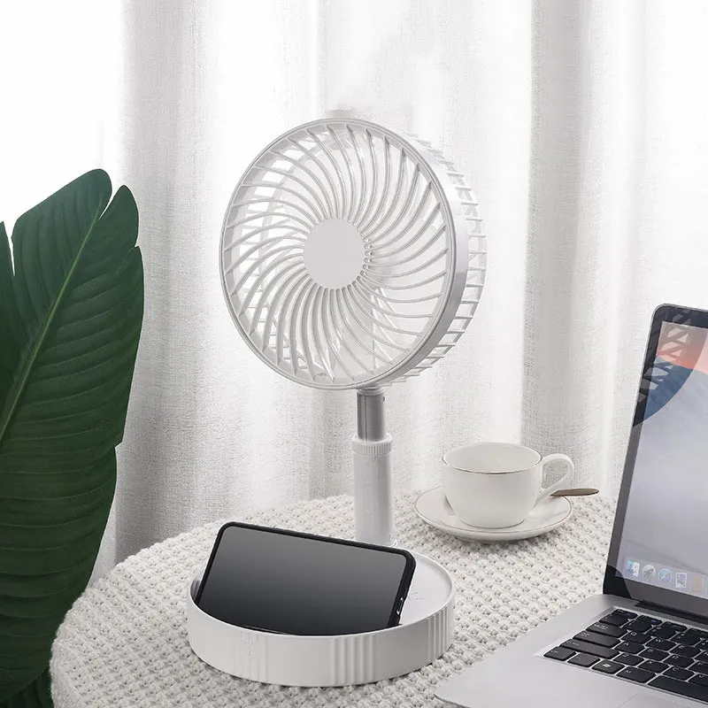 מאוורר נטען USB טלסקופי - מגוון צבעים לבחירה! – תמונה 3