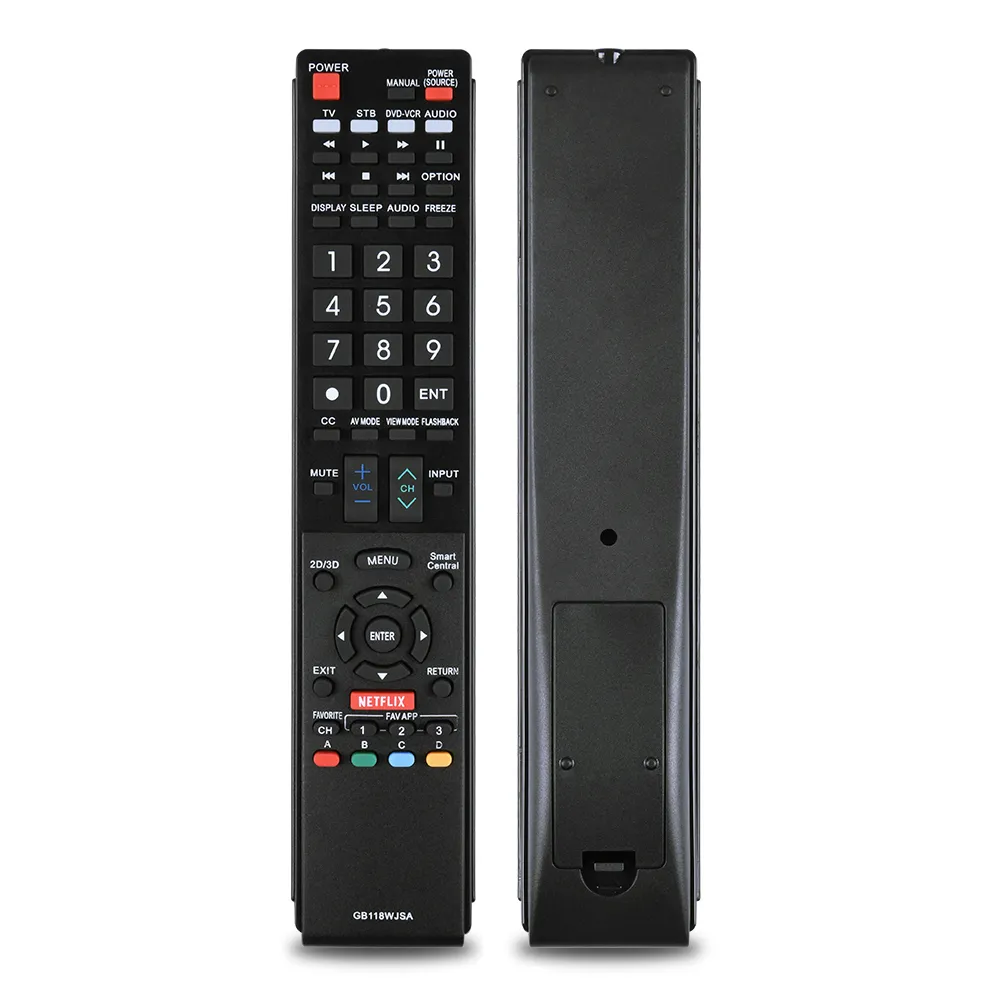 שלט אוניברסלי לטלויזיה חכמה שארפ SHARP SMART TV