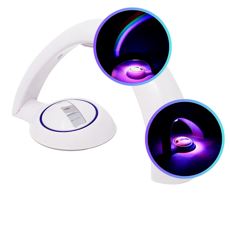 מנורת לילה LED שמקרינה קשת בענן לעיצוב מגניב לחדר הילדים! – תמונה 6