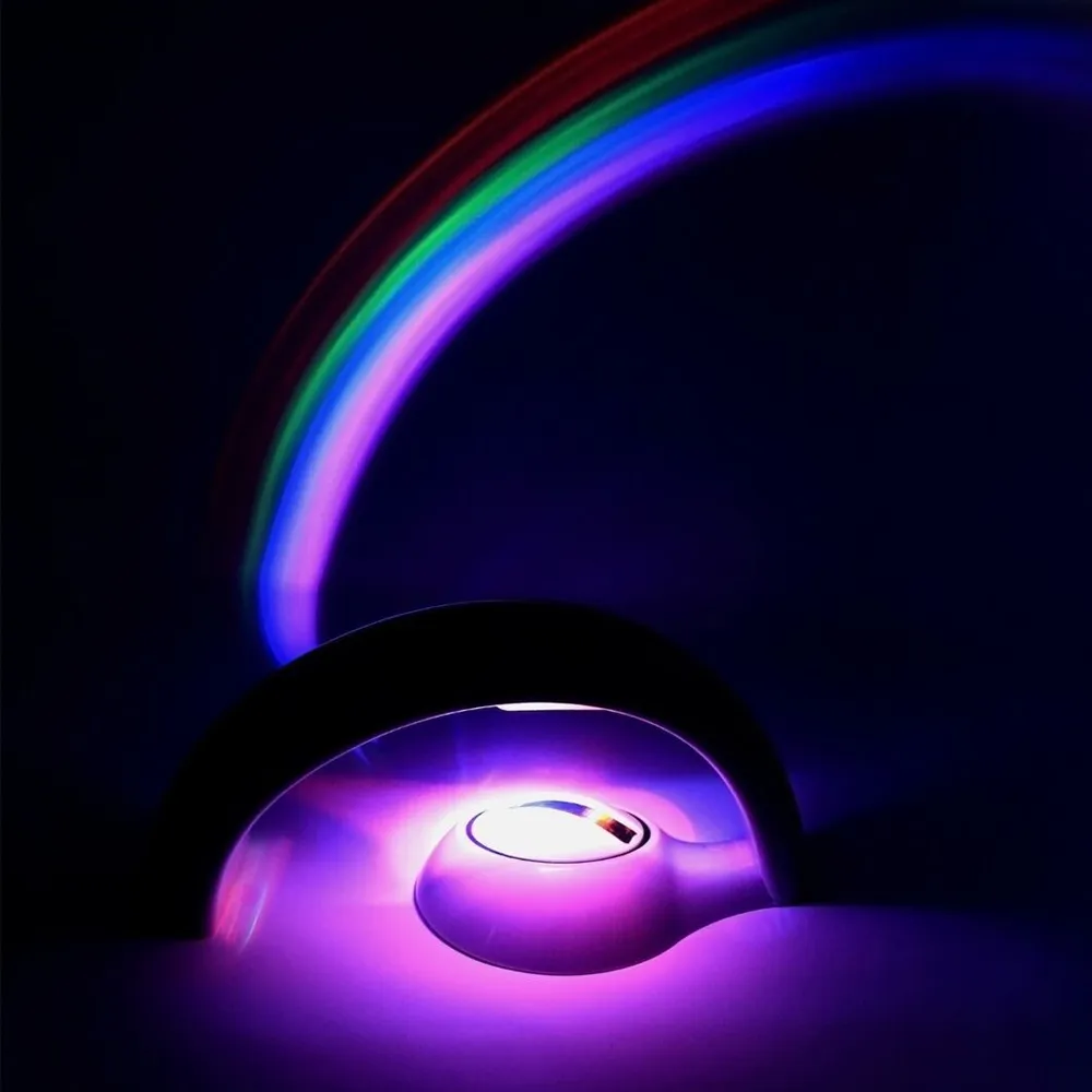 מנורת לילה LED שמקרינה קשת בענן לעיצוב מגניב לחדר הילדים! – תמונה 5