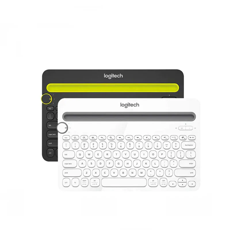 מקלדת Bluetooth דגם Logitech K480 מעוצבת וקלה במיוחד עם טווח עבודה עד כ-10 מטר