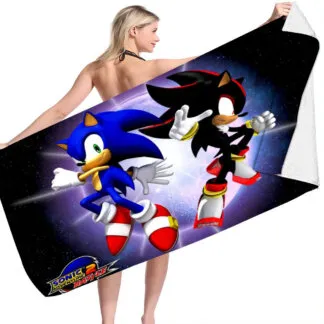 מגבת חוף / מגבת רחצה סוניק SONIC – במגוון דוגמאות וצבעים לבחירה!