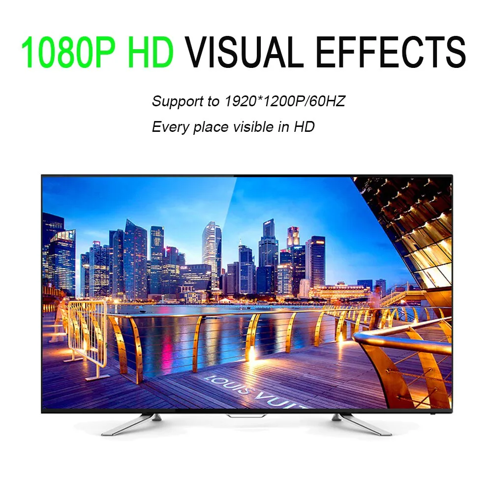 מתאם וידאו HDMI ל-VGA באיכות 1080P HD – תמונה 3