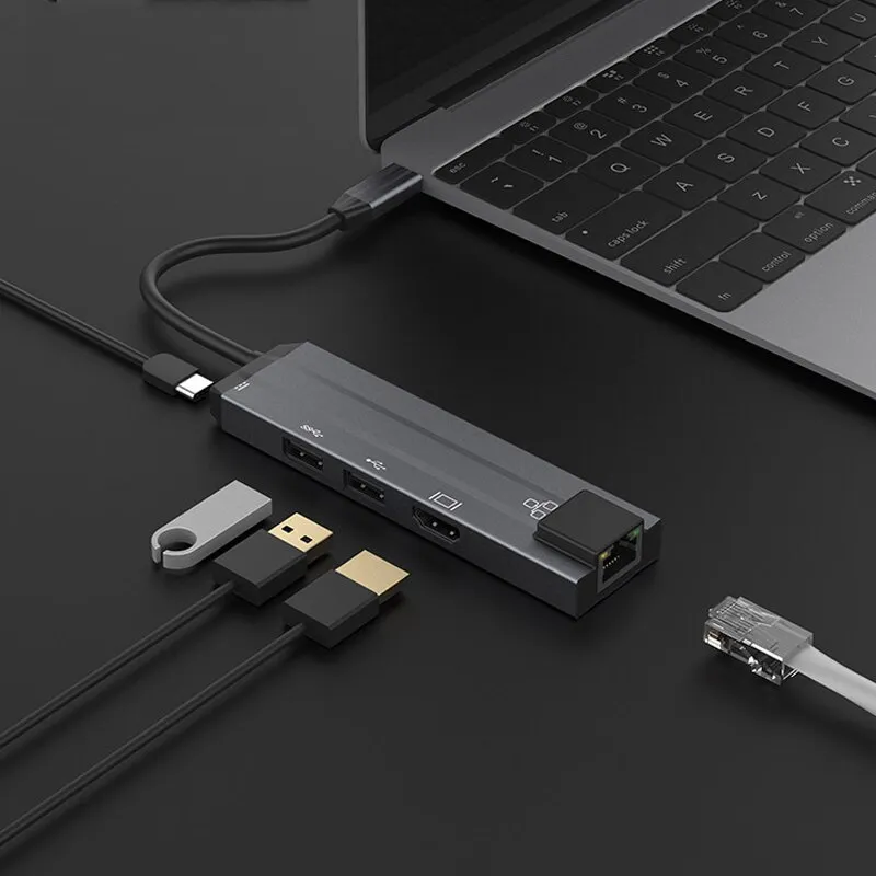 עמדת עגינה (רכזת) אשר תואמת עבור : Galaxy S10/S9 – MacBook – RJ45 Thunderbolt 3