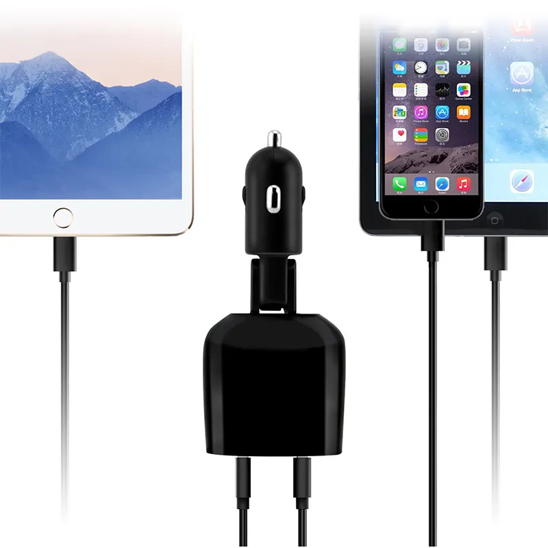 ⁦מטען USB כפול לרכב עם מסך לד⁩ – תמונה ⁦6⁩