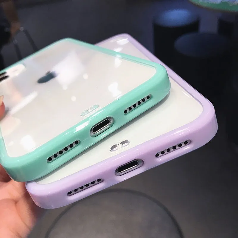 כיסוי שקוף לאייפון IPhone - במגוון צבעים לבחירה! – תמונה 6