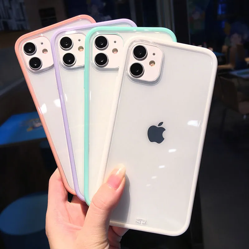 כיסוי שקוף לאייפון IPhone - במגוון צבעים לבחירה! – תמונה 4