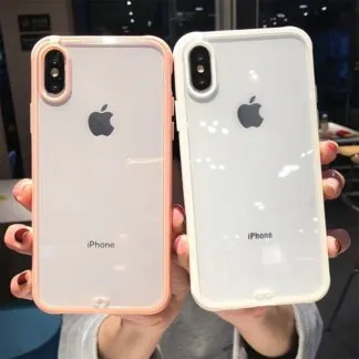 כיסוי שקוף לאייפון IPhone - במגוון צבעים לבחירה!