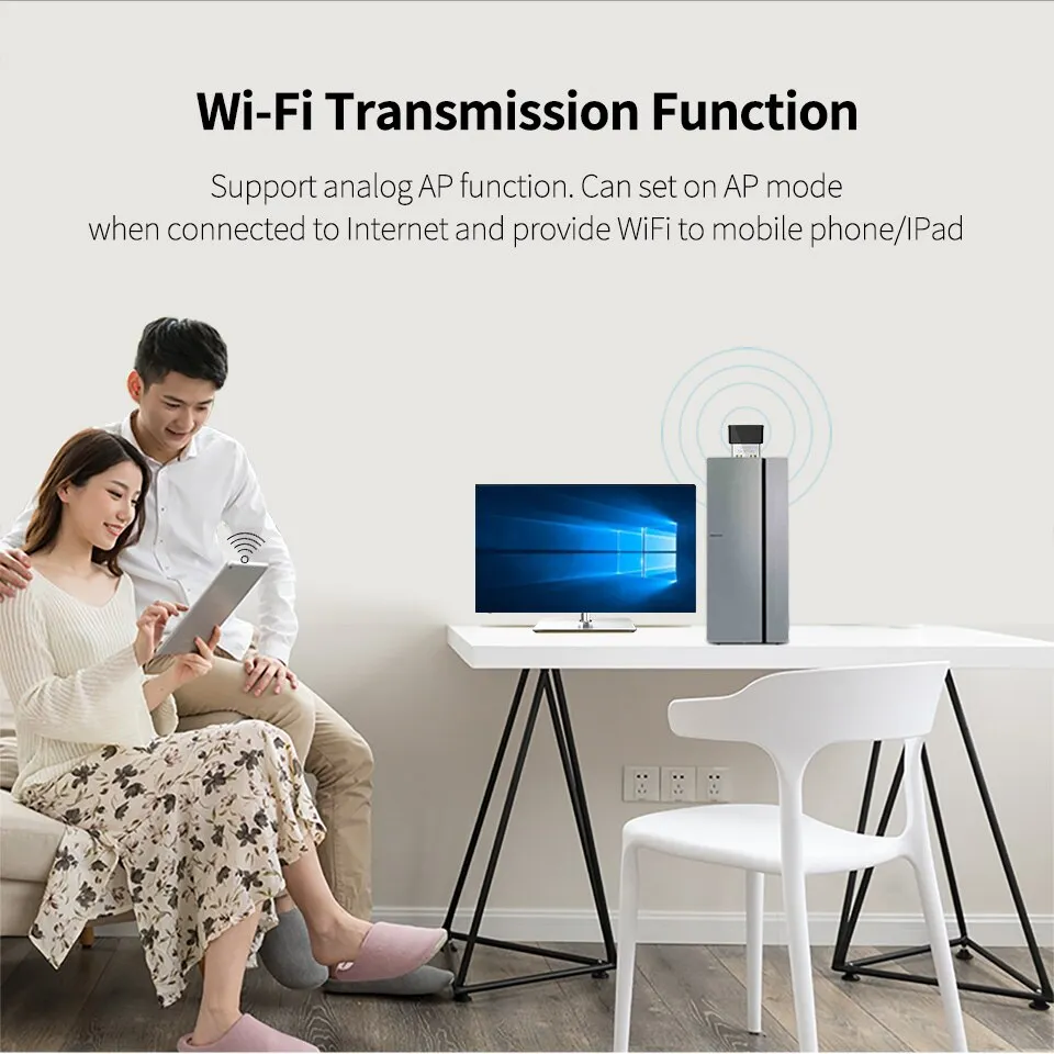 ⁦מגדיל טווח Usb Wifi במהירות גבוהה 650Mbps⁩ – תמונה ⁦5⁩
