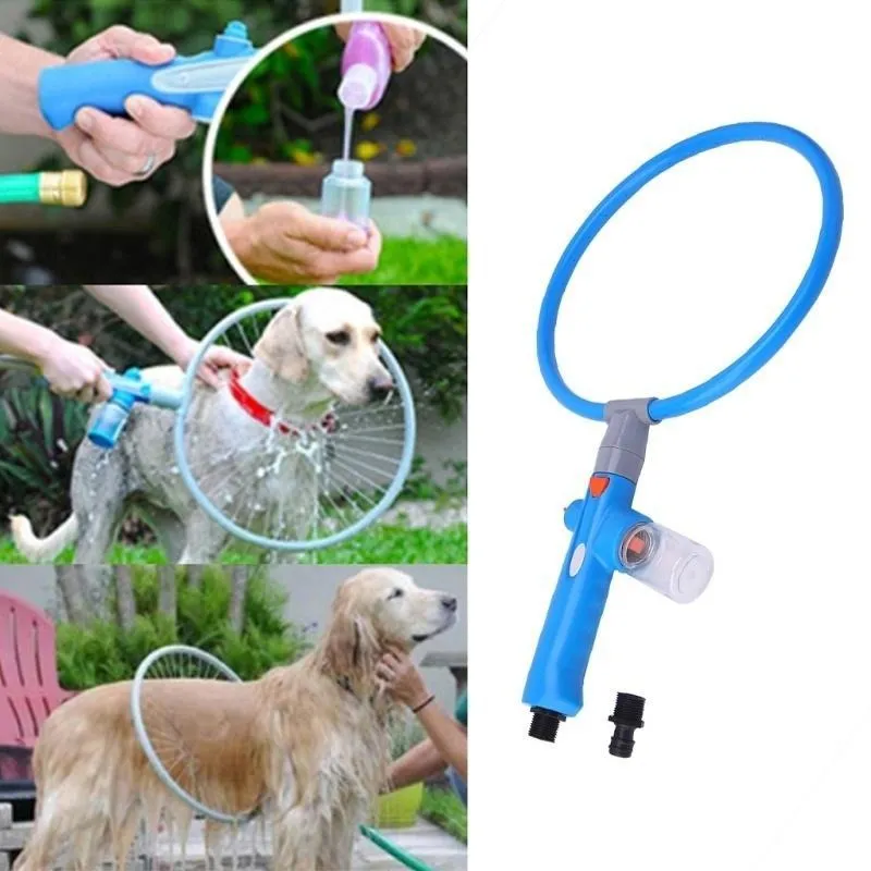 מכשיר ייחודי לרחיצת כלבים – WOOF WASHER 360
