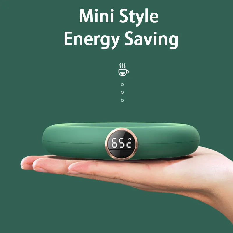 ⁦מחמם כוסות חשמלי חכם USB ותצוגת מסך LED!⁩ – תמונה ⁦7⁩
