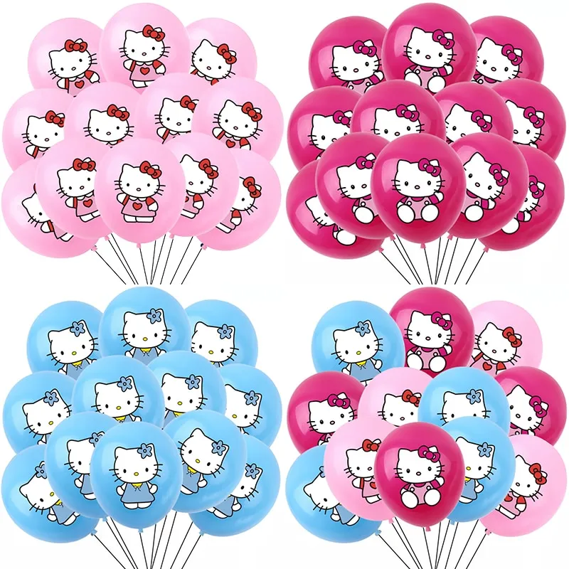 זרי בלונים ליום הולדת בסגנון הלו קיטי | HELLO KITTY